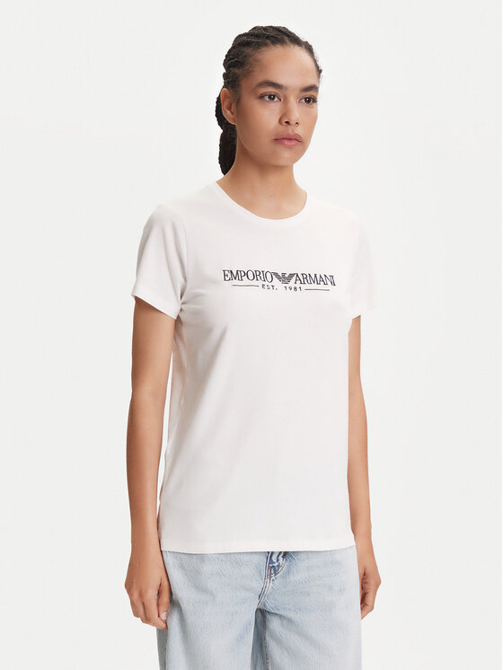Emporio Armani Underwear T-Shirt EW000408 AF10881 U1131 Biały Regular Fit