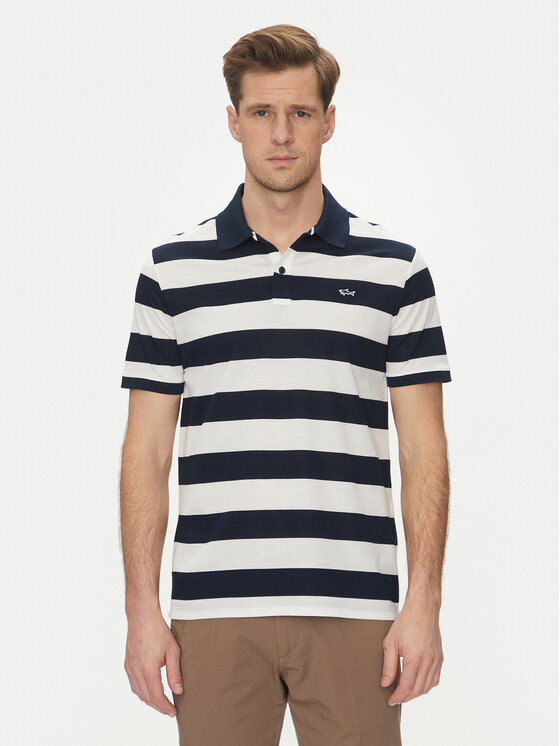 Paul&Shark Polo C0P1228 Granatowy Regular Fit