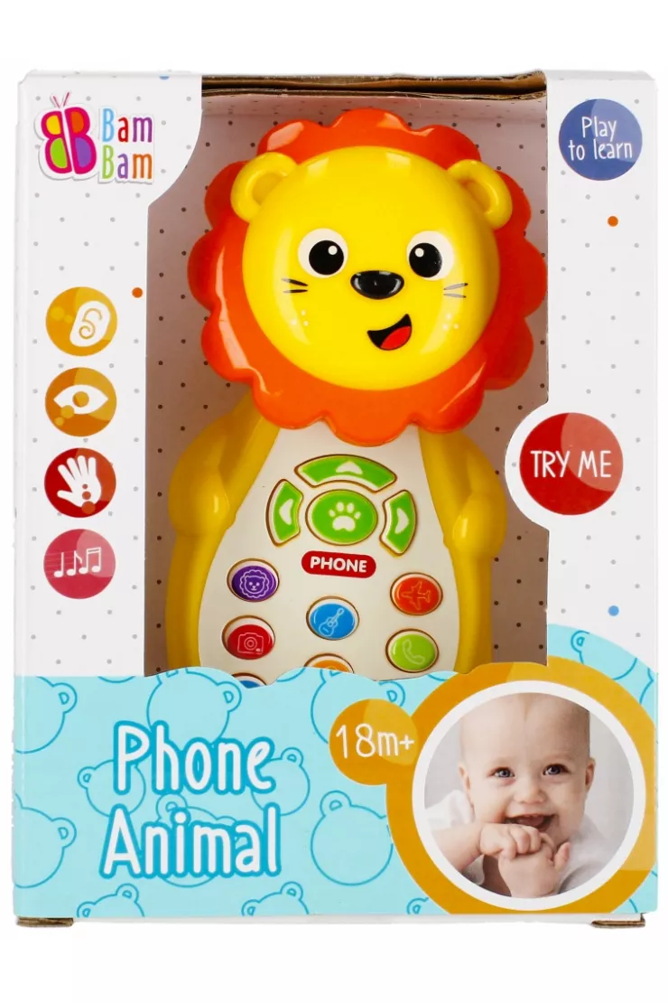 Muzyczny telefonik Lew BAM BAM 502449