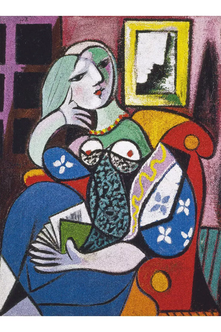Puzzle 1000 el. Kobieta z książką, Picasso