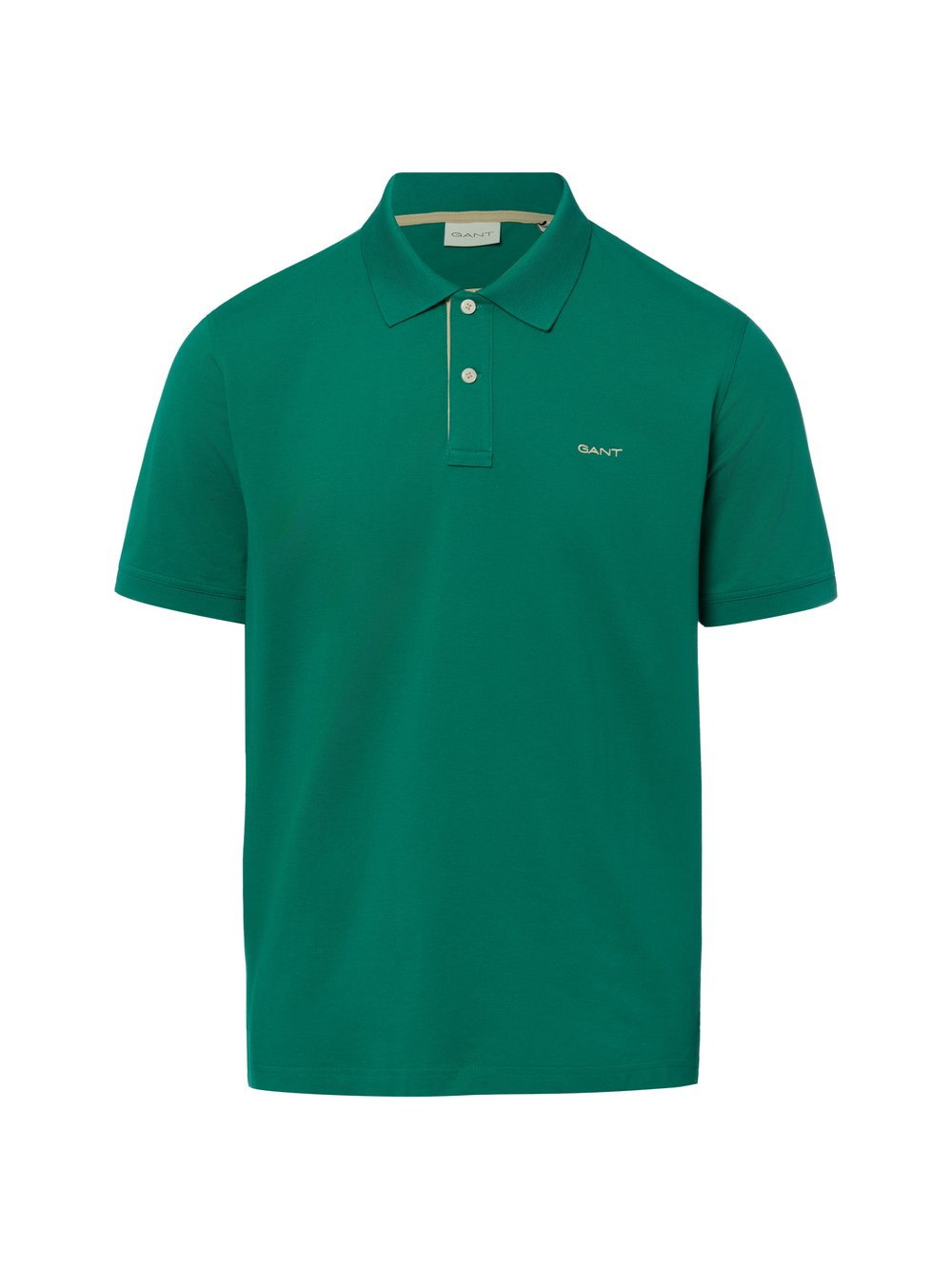 Gant Męska koszulka polo Mężczyźni Bawełna zielony, L