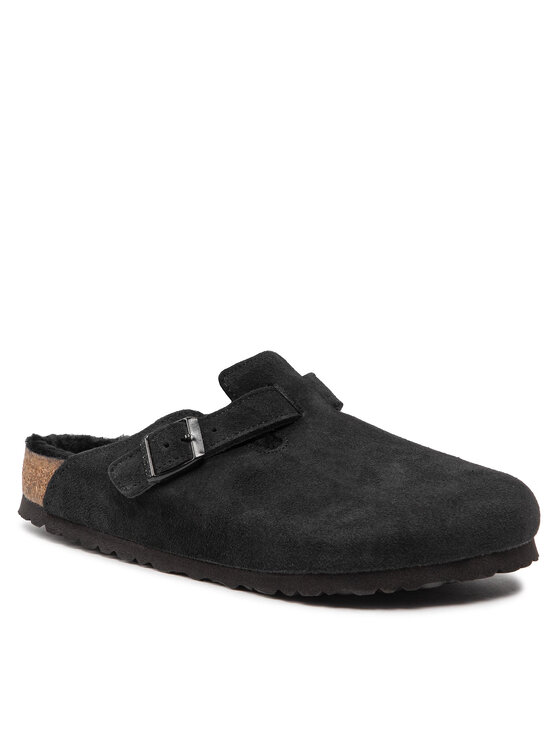 Birkenstock Klapki Boston Vl/Sheraling 0259881 Czarny