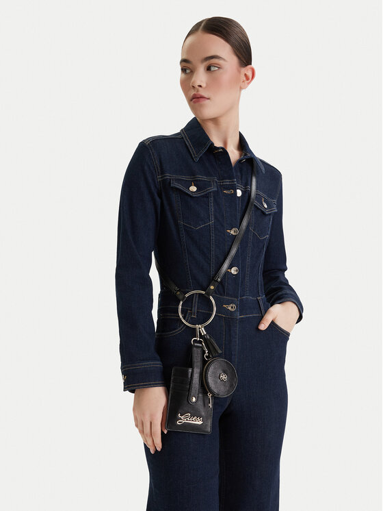 Guess Torebka na telefon J6RZ12 W4090 Czarny