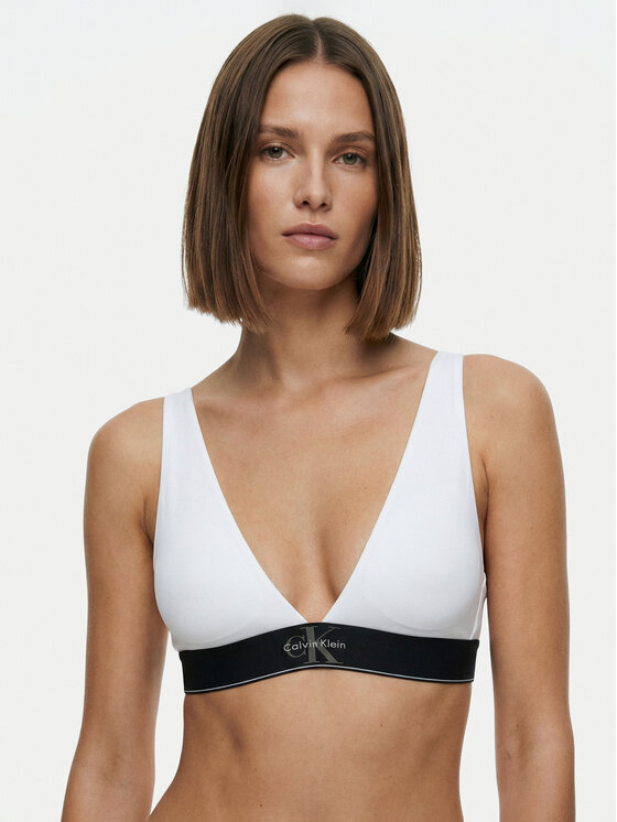 Calvin Klein Underwear Biustonosz braletka LV00QF8703 Biały