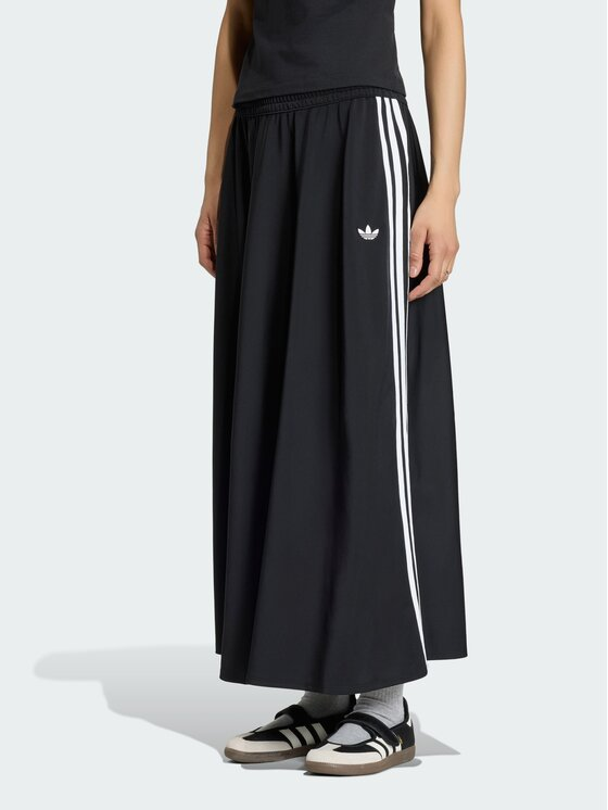 adidas Spodnie dresowe Firebird Skirt KR6663 Czarny Relaxed Fit