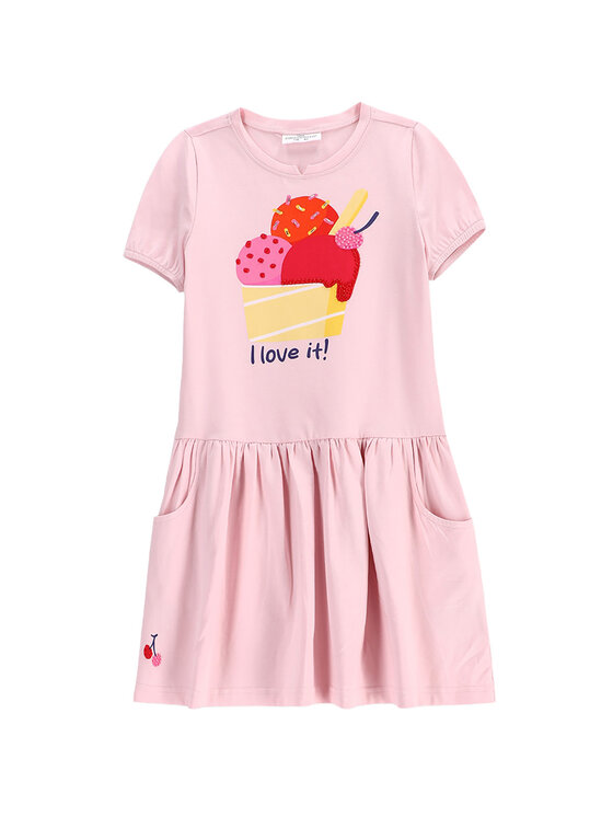 Coccodrillo Sukienka codzienna WC5129201HGK Różowy Regular Fit miniaturka