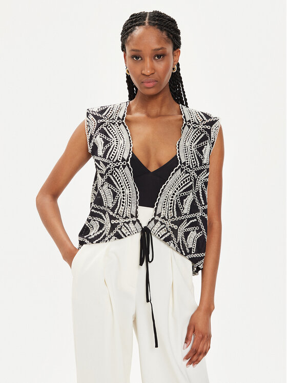 Bruuns Bazaar Top Lyzet BBW3922 Czarny Regular Fit