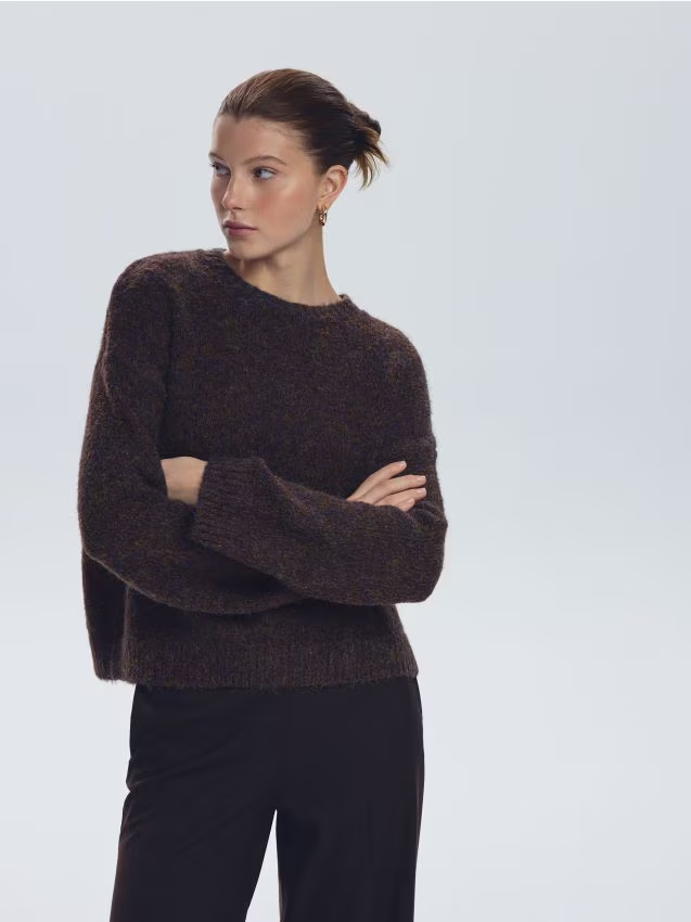 Reserved - Wzorzysty sweter - wielobarwny