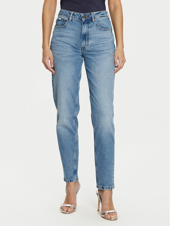 Guess Jeans Jeansy W5RA0D D5M4A Niebieski Regular Fit