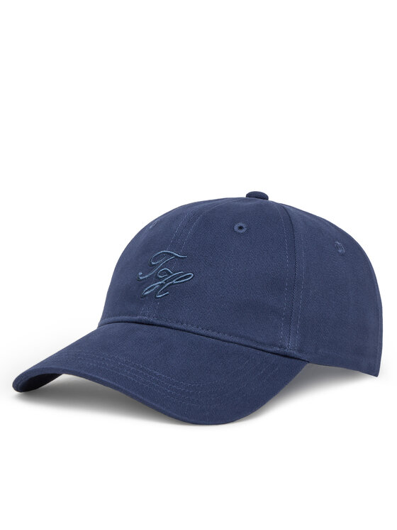 Tommy Hilfiger Czapka z daszkiem Embroidered Cap AW0AW17489 Granatowy