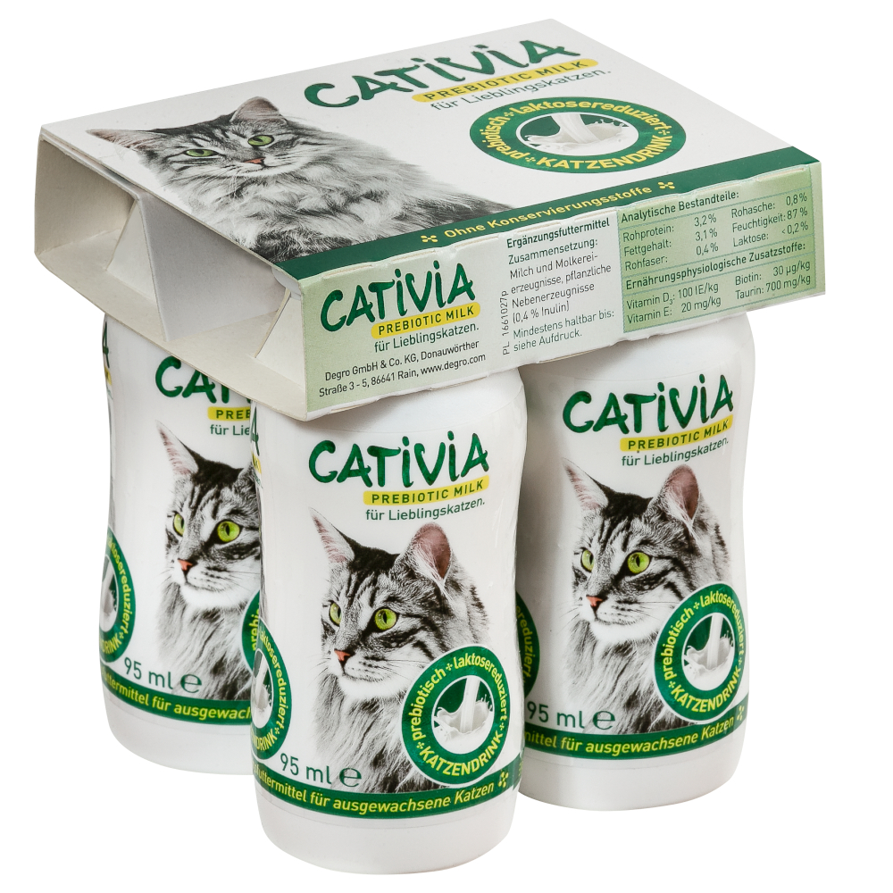 Cativia mleko dla kota - 4 x 95 ml miniaturka
