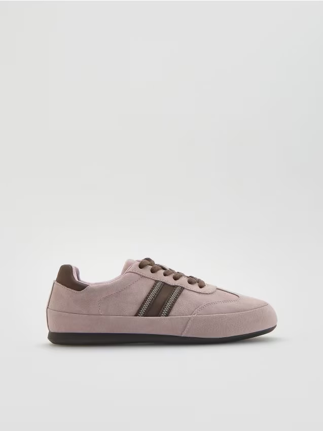 Reserved - Zamszowe sneakersy - wielobarwny