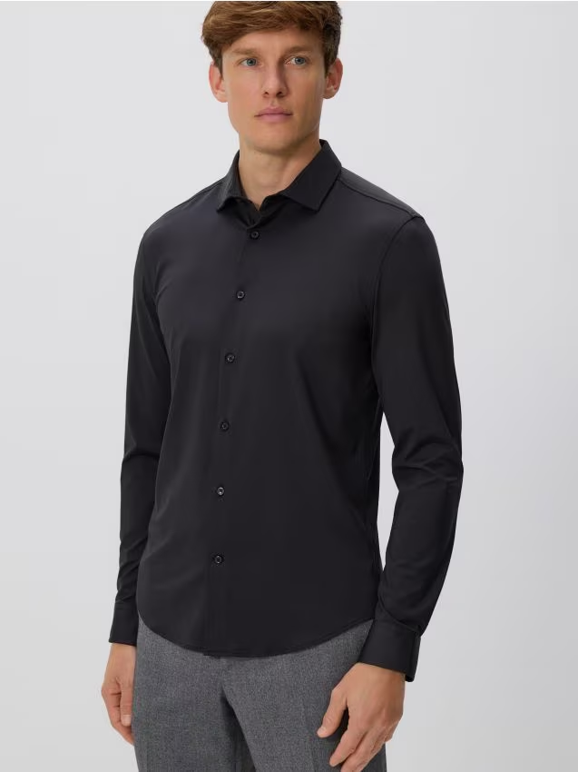 Reserved - Koszula slim fit - czarny