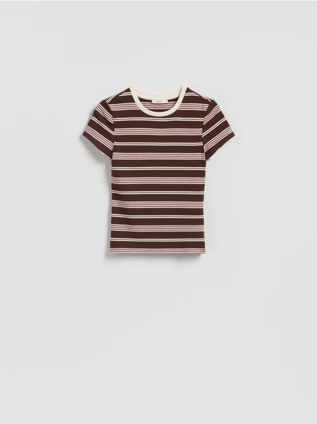 Reserved - T-shirt w paski - inny