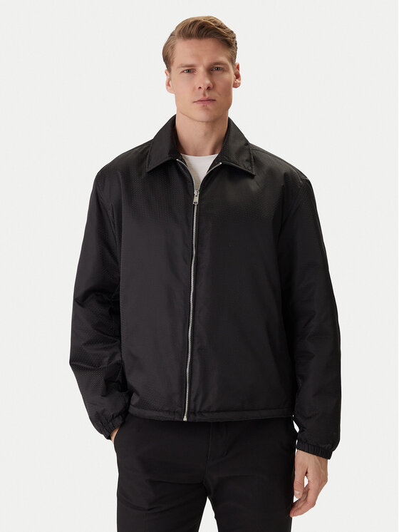 BOSS Kurtka przejściowa H-Crestell 50553641 Czarny Regular Fit