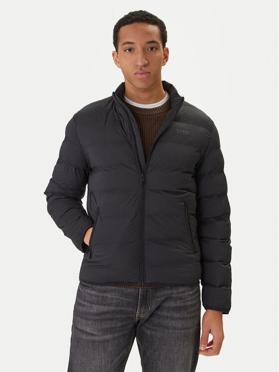 Guess Kurtka przejściowa M6RL0I WJ242 Czarny Regular Fit