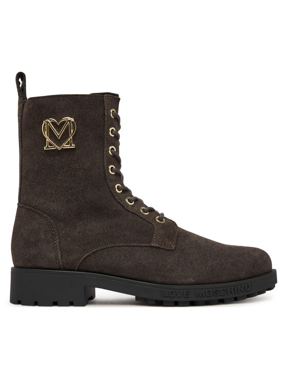 LOVE MOSCHINO Trzewiki JA24254G0NIG0313 Brązowy