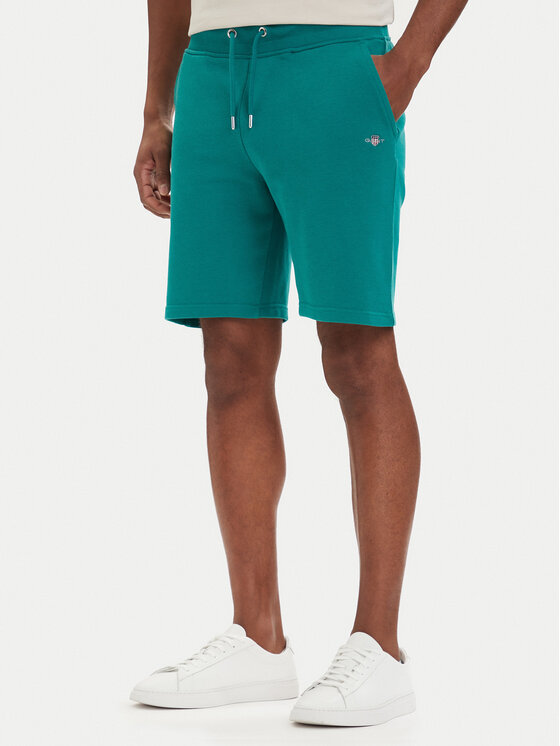 Gant Szorty sportowe 2009027 Zielony Regular Fit