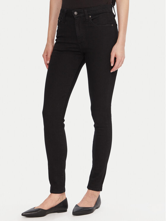 Levi's® Jeansy 721™ 18882-0762 Czarny Skinny Fit