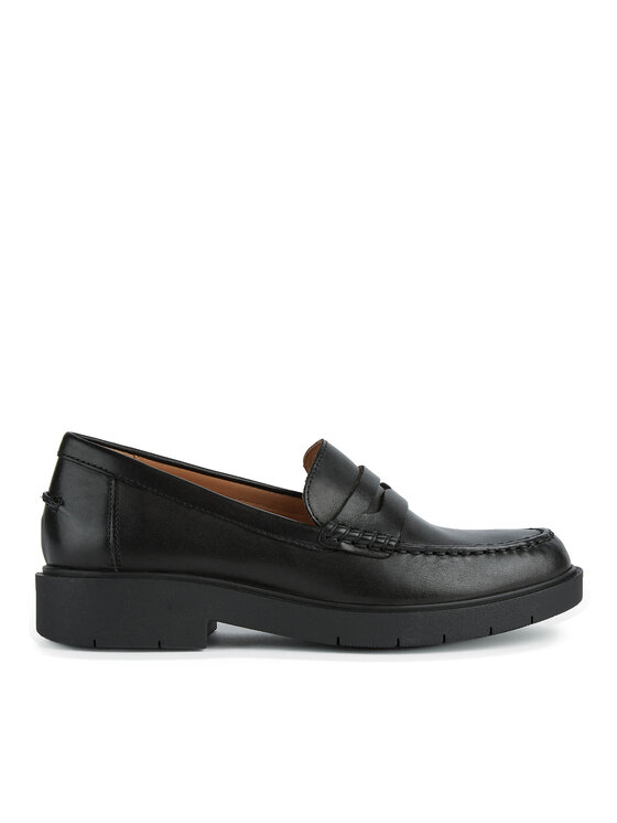 Geox Loafersy D Spherica Ec1 B D65DKB 00043 C9997 Czarny