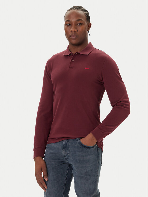 Levi's® Polo Housemark A5797-0015 Fioletowy Slim Fit