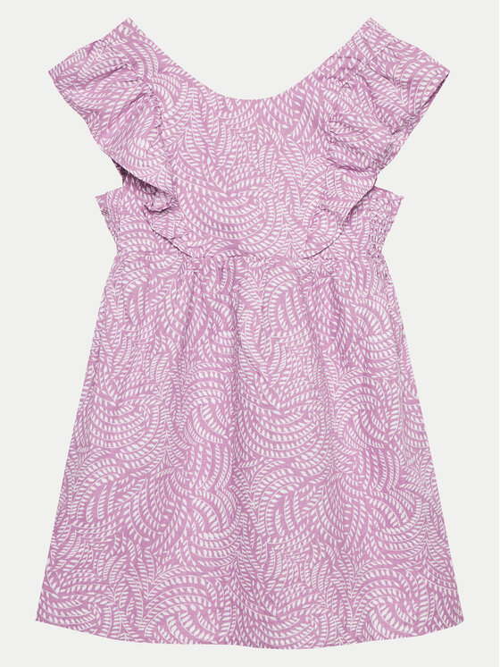 United Colors Of Benetton Sukienka letnia 4YP7CV027 Fioletowy Regular Fit