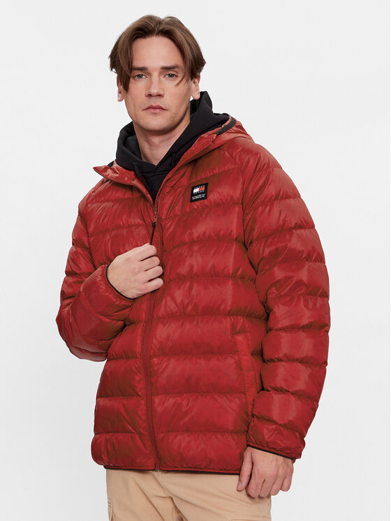 Tommy Jeans Kurtka przejściowa DM0DM17882 Czerwony Regular Fit