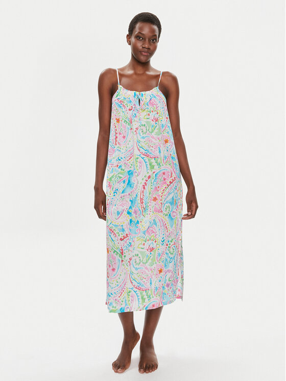 Lauren Ralph Lauren Koszula nocna ILN22327 Kolorowy Regular Fit
