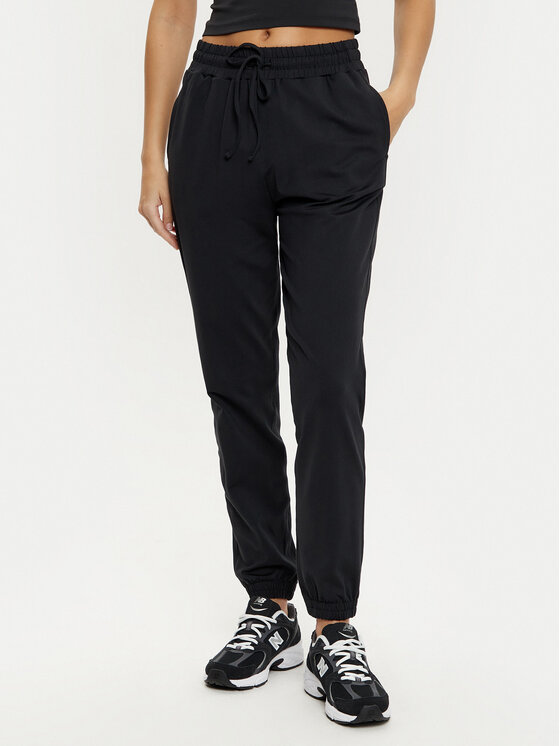 Girlfriend Collective Spodnie dresowe ReSet 6016 Czarny Slim Fit