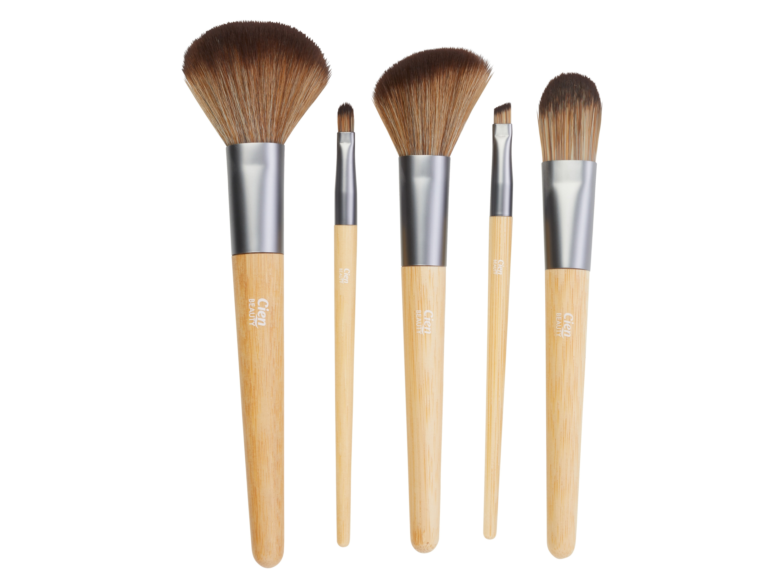 CIEN Beauty Zestaw 5 lub 6 pędzli do makijażu (Zestaw 5 pędzli do makijażu)