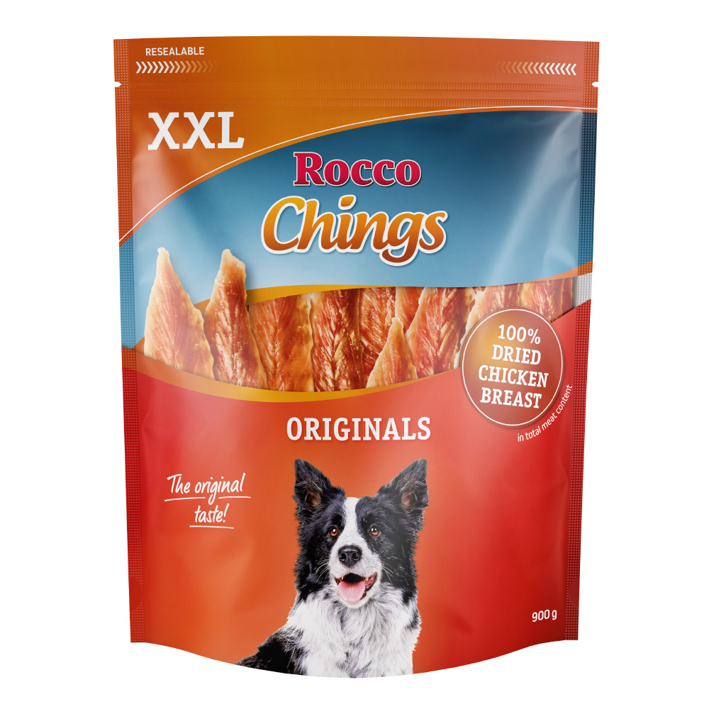 Rocco Chings XXL - Suszona pierś z kurczaka, 4 x 900 g