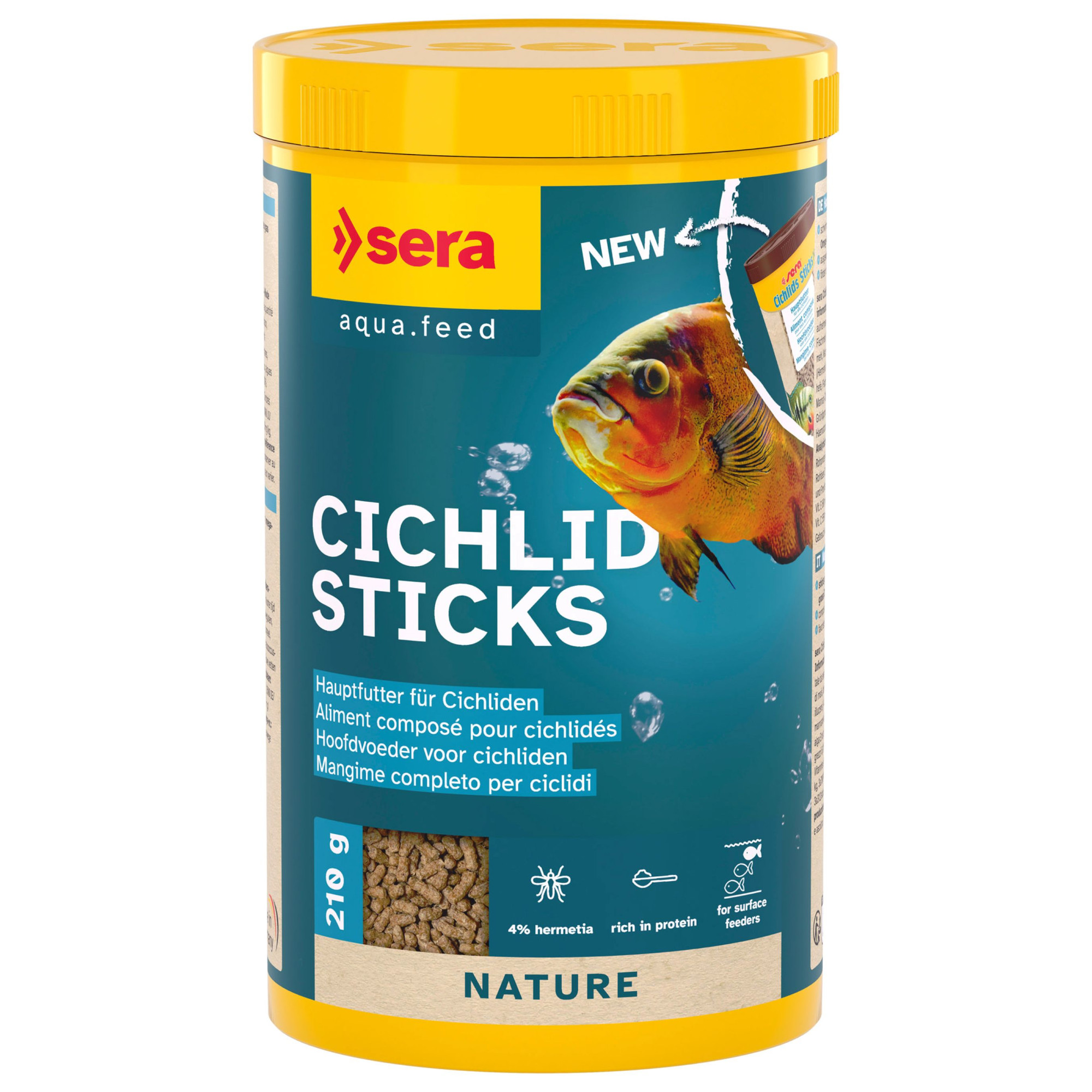 sERA Cichlids Sticks Nature - 1000 ml