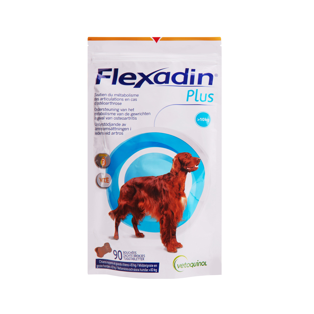 Flexadin Plus dla psów średnich i dużych ras  - 2 x 90 sztuk