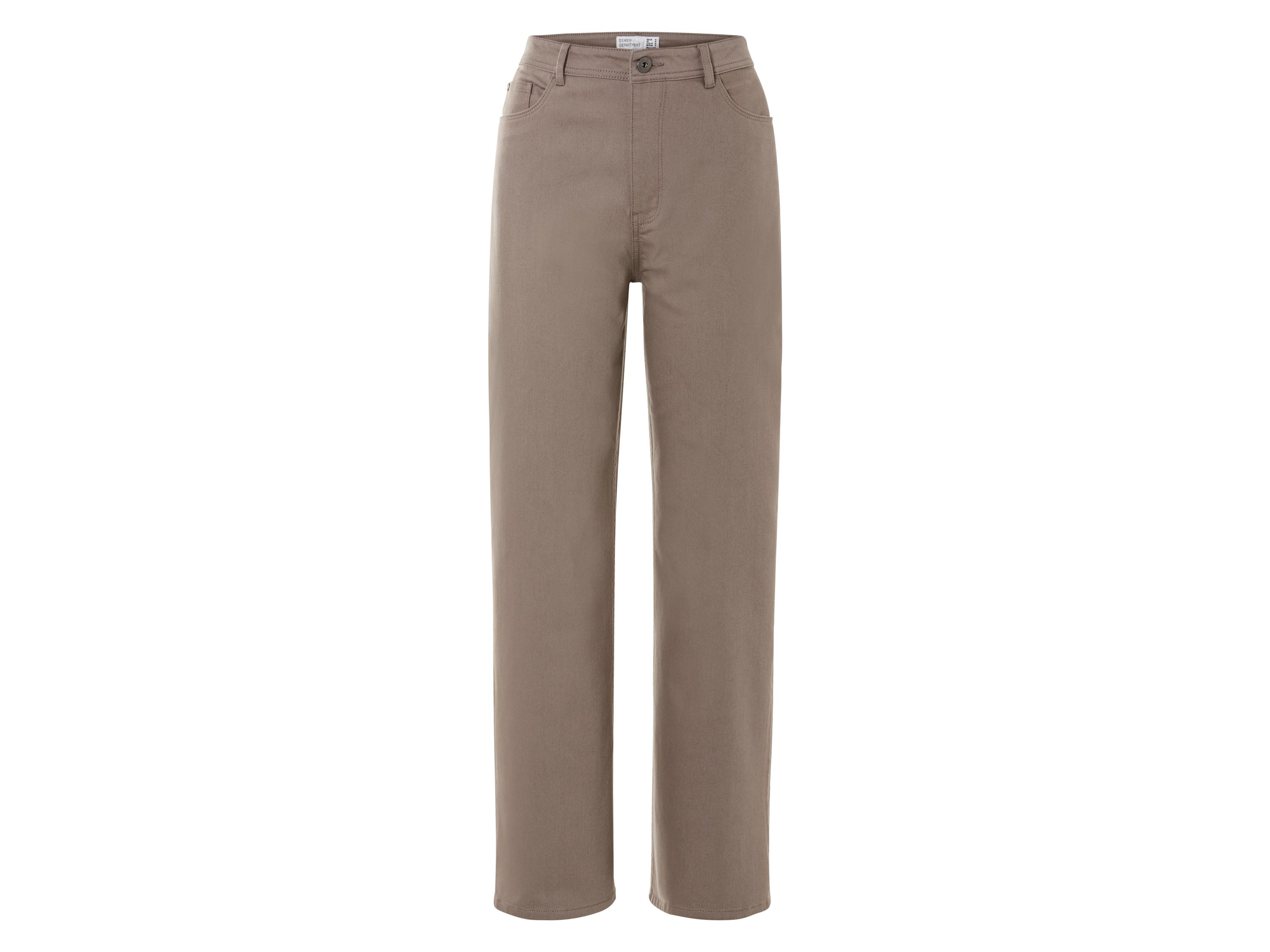 esmara® Jeansy damskie straight fit (Brązowy, 38 (kurze Länge))