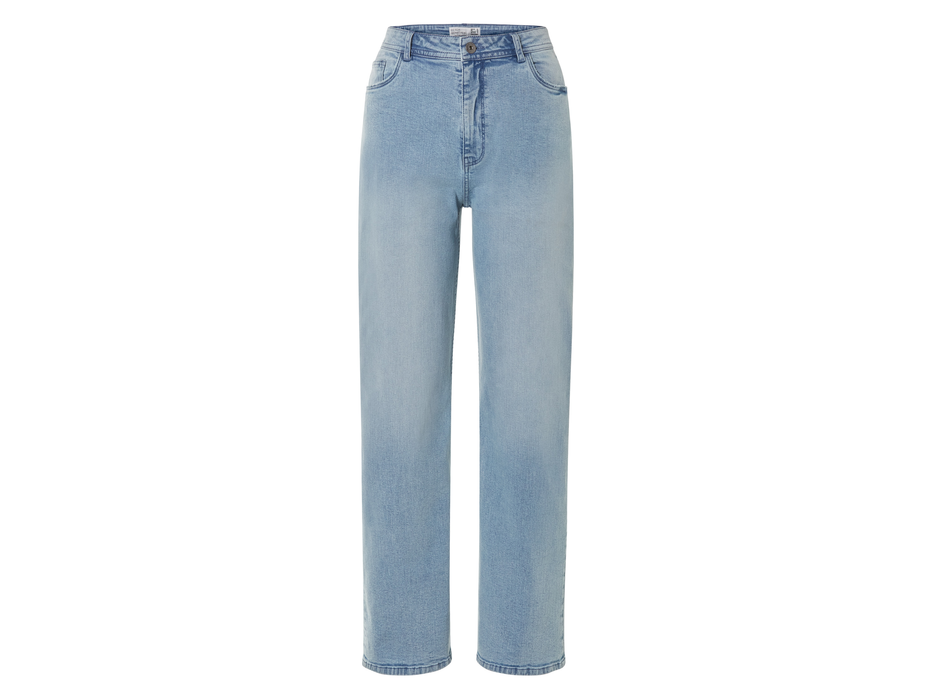 esmara® Jeansy damskie straight fit (Niebieski, 34 (długa długość))