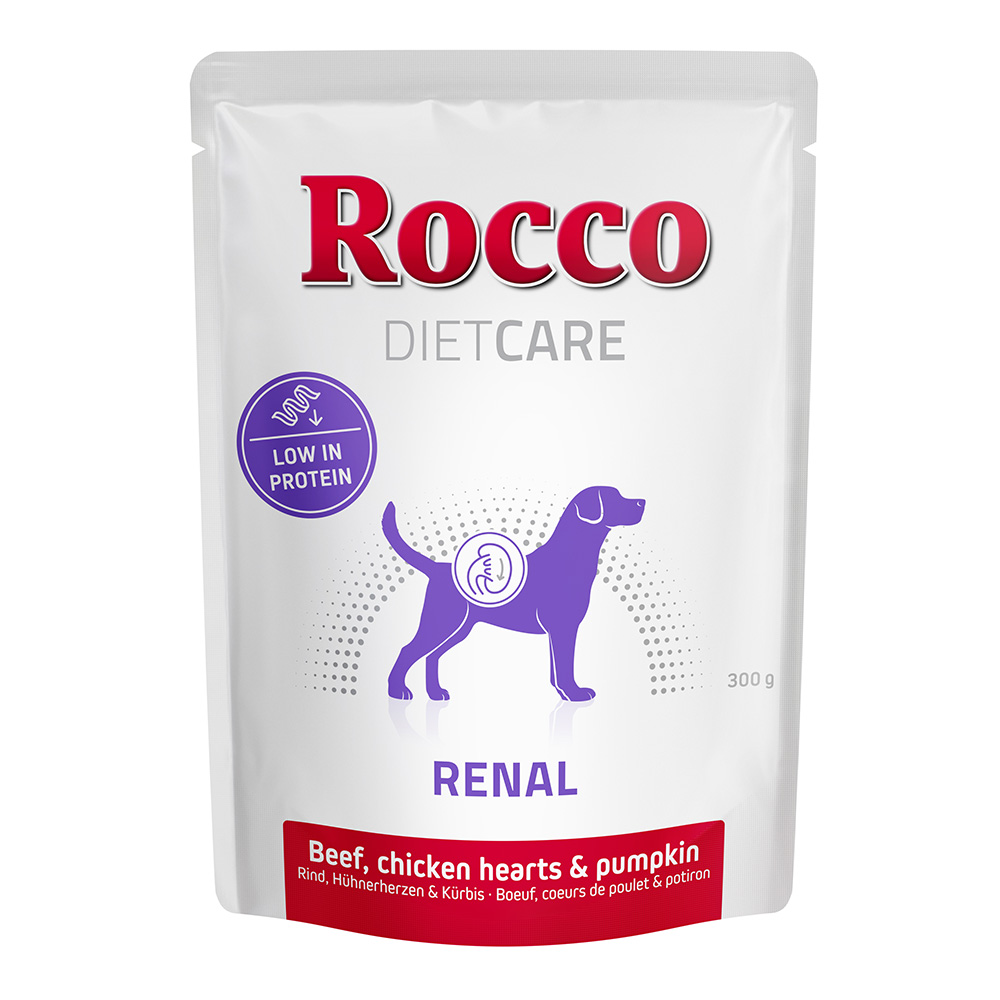 Rocco Diet Care Renal, wołowina i kurczak z dynią - w saszetkach 300g - 12 x 300 g