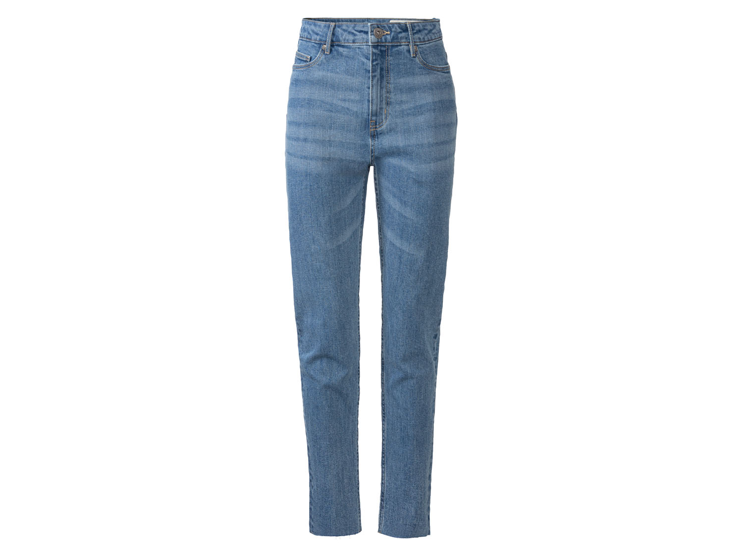 esmara® Jeansy damskie straight fit (Niebieski, 38)
