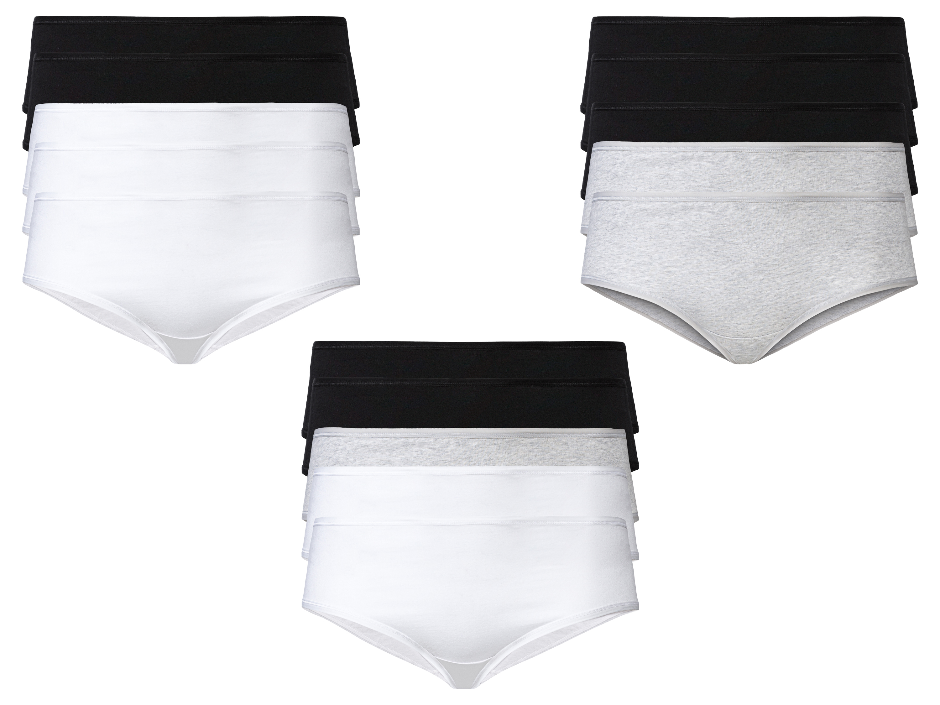 ESMARA® Hipstery damskie z bawełną, 5 par miniaturka