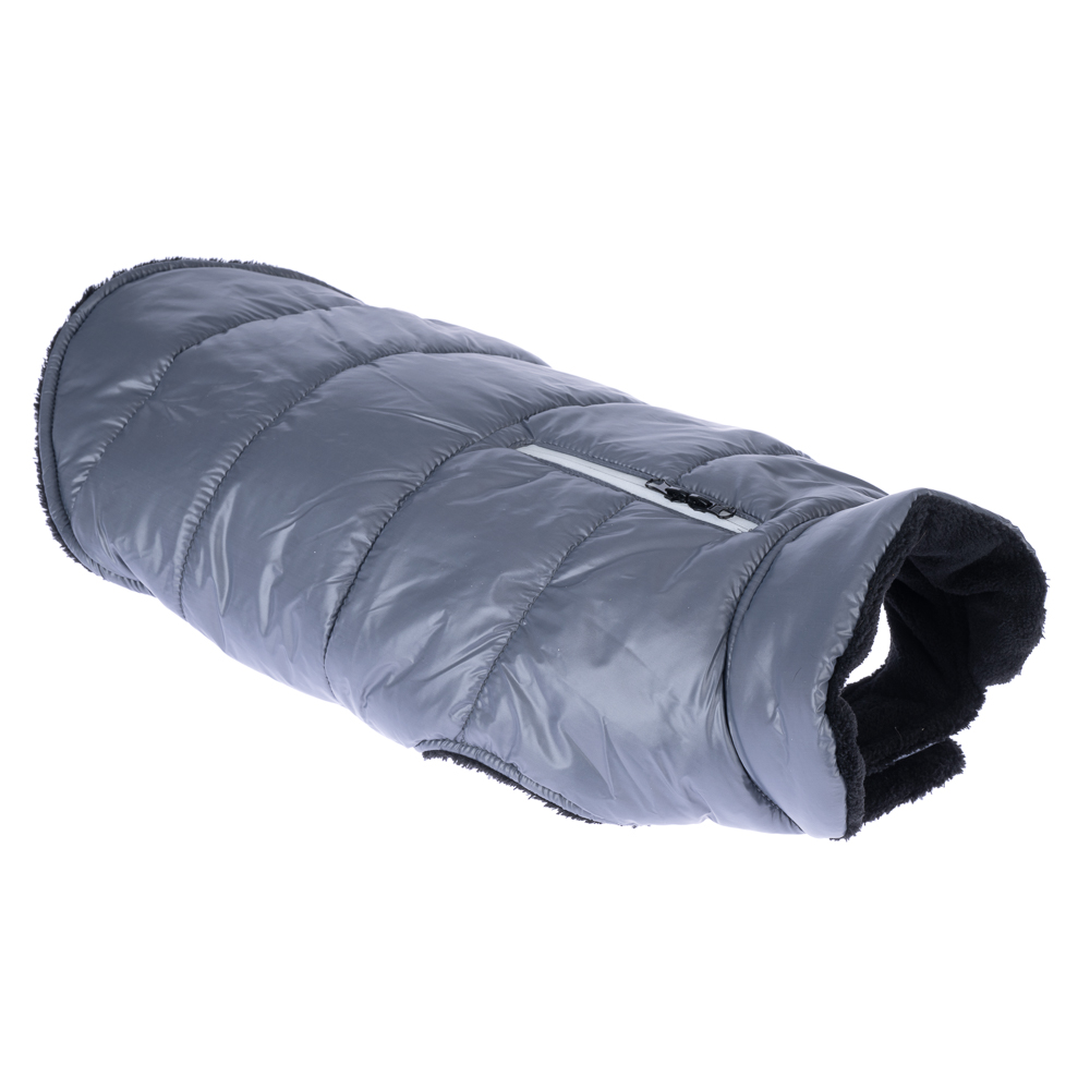 zooplus Basics płaszcz dla psa z odblaskowym zamkiem błyskawicznym - Dł. grzbietu ok. 30 cm miniaturka