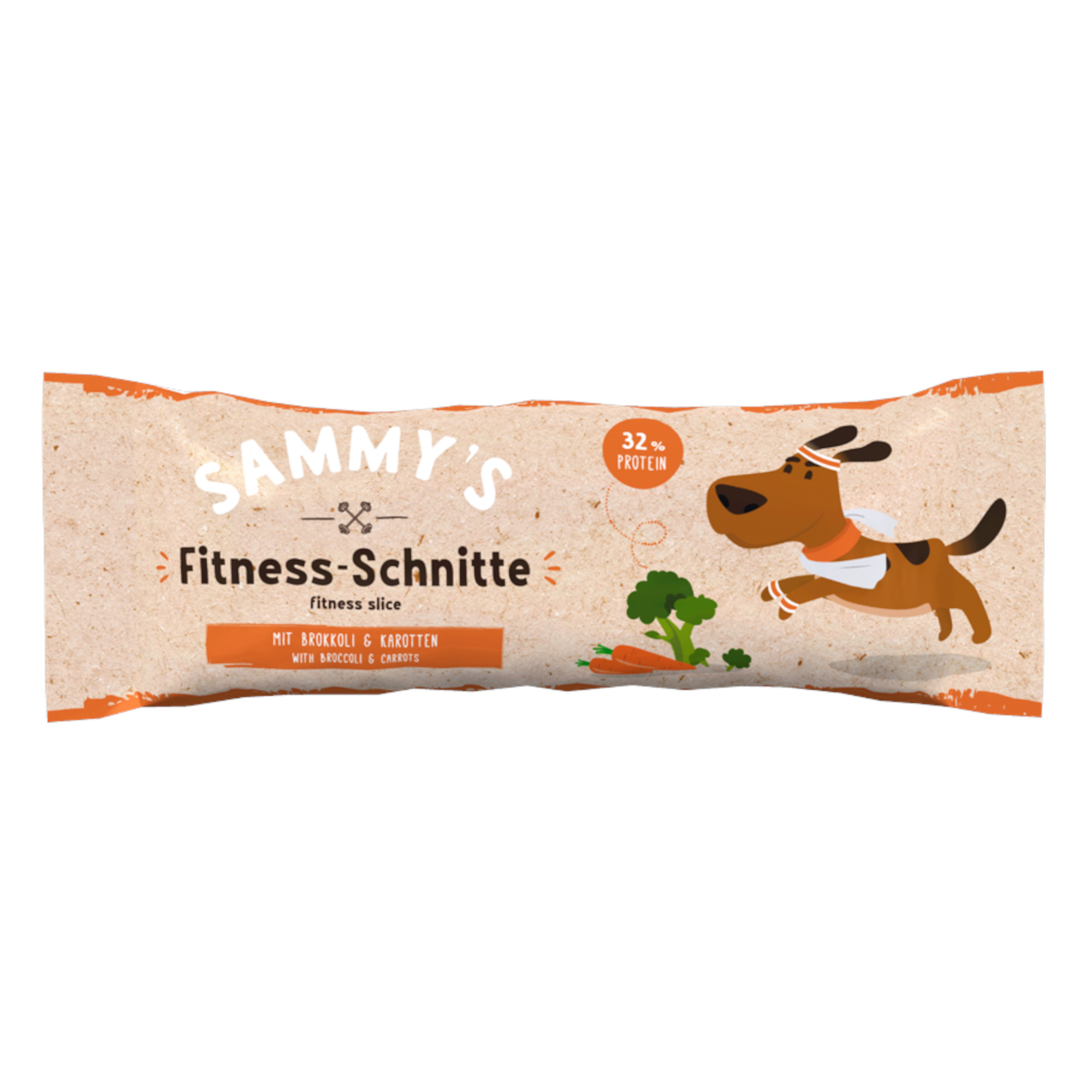 Sammy's Fitness Slice, baton proteinowy, z brokułem i marchwią - 25 g miniaturka