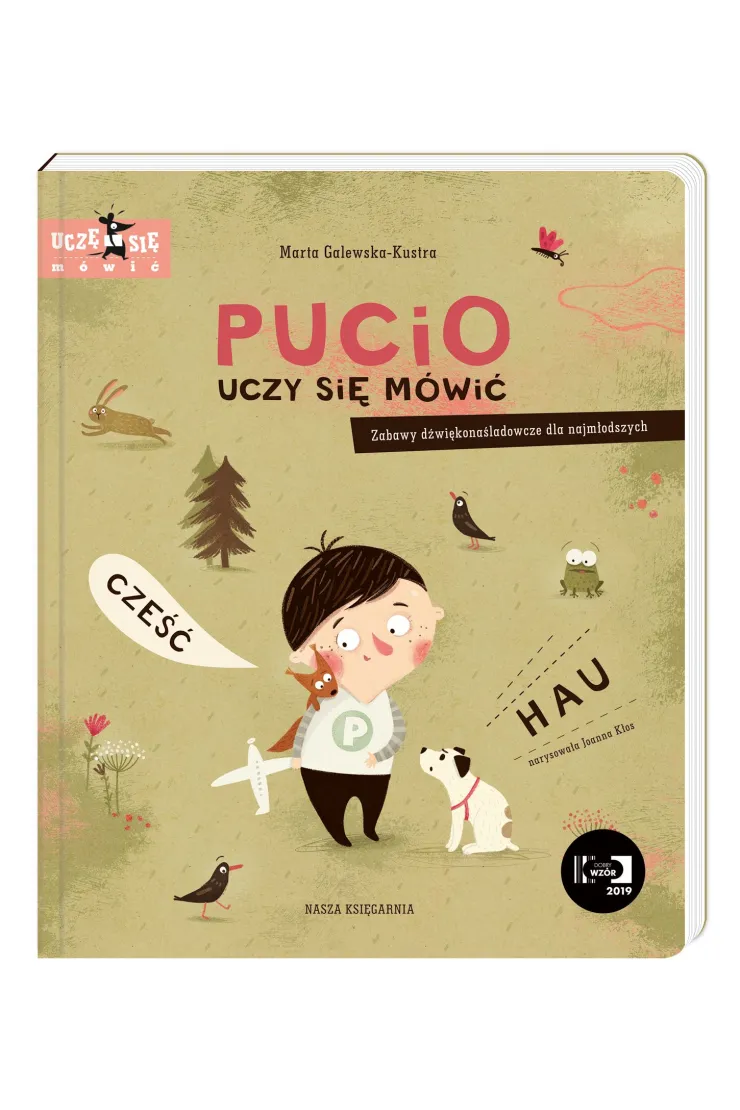 Pucio uczy się mówić. Zabawy dźwiękonaśladowcze dla najmłodszych