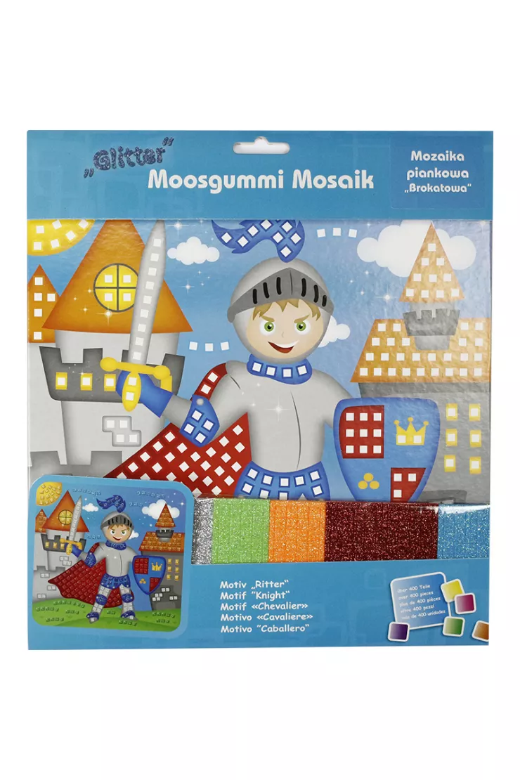 Mozaika piankowa brokatowa RYCERZ