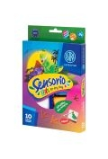Sensorio Kids, Lekka masa plastyczna Dinozaury, 10 kolorów