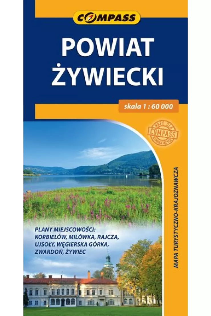 Mapa turystyczno-krajoznawcza Powiat Żywiecki 1:60 000 miniaturka