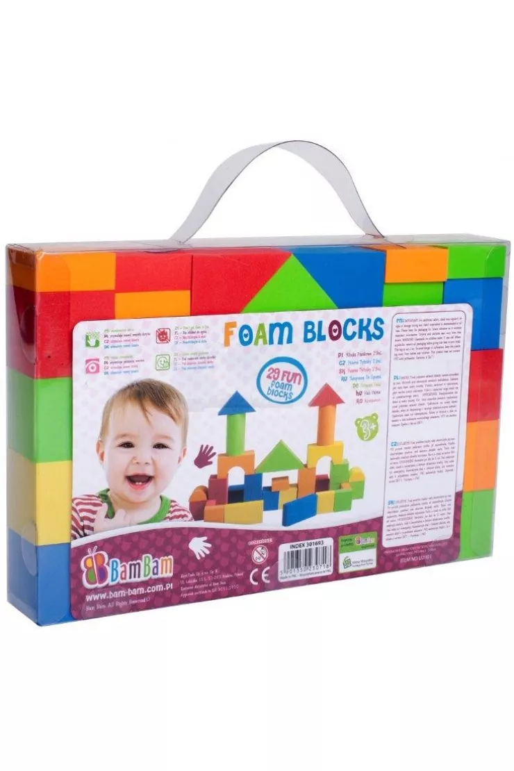  Bam bam klocki pianka 29 elementów
