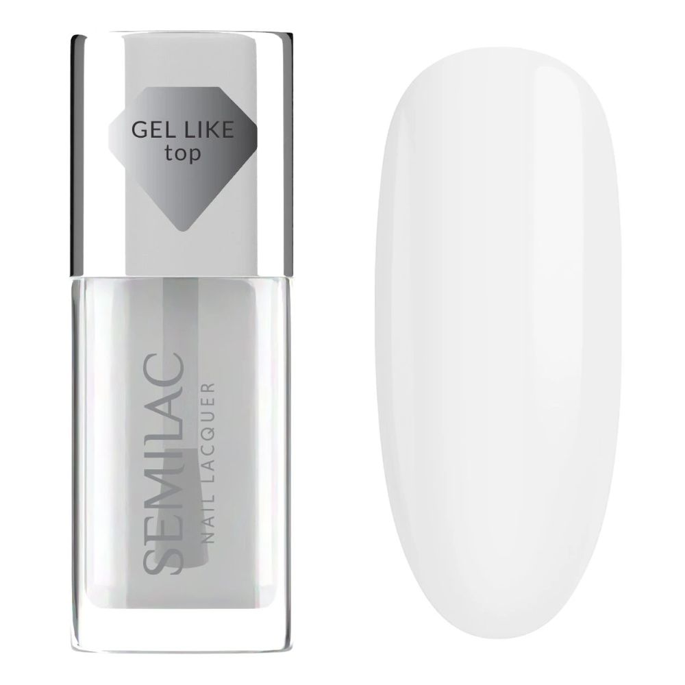 Semilac Top Do Lakierów Klasycznych Nail Lacquer Top Gel Like 9 ml