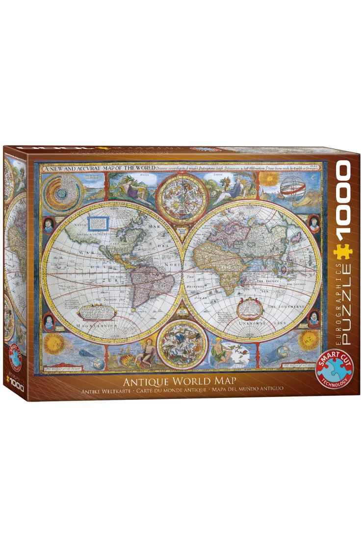 Puzzle 1000 el. Antyczna Mapa Świata