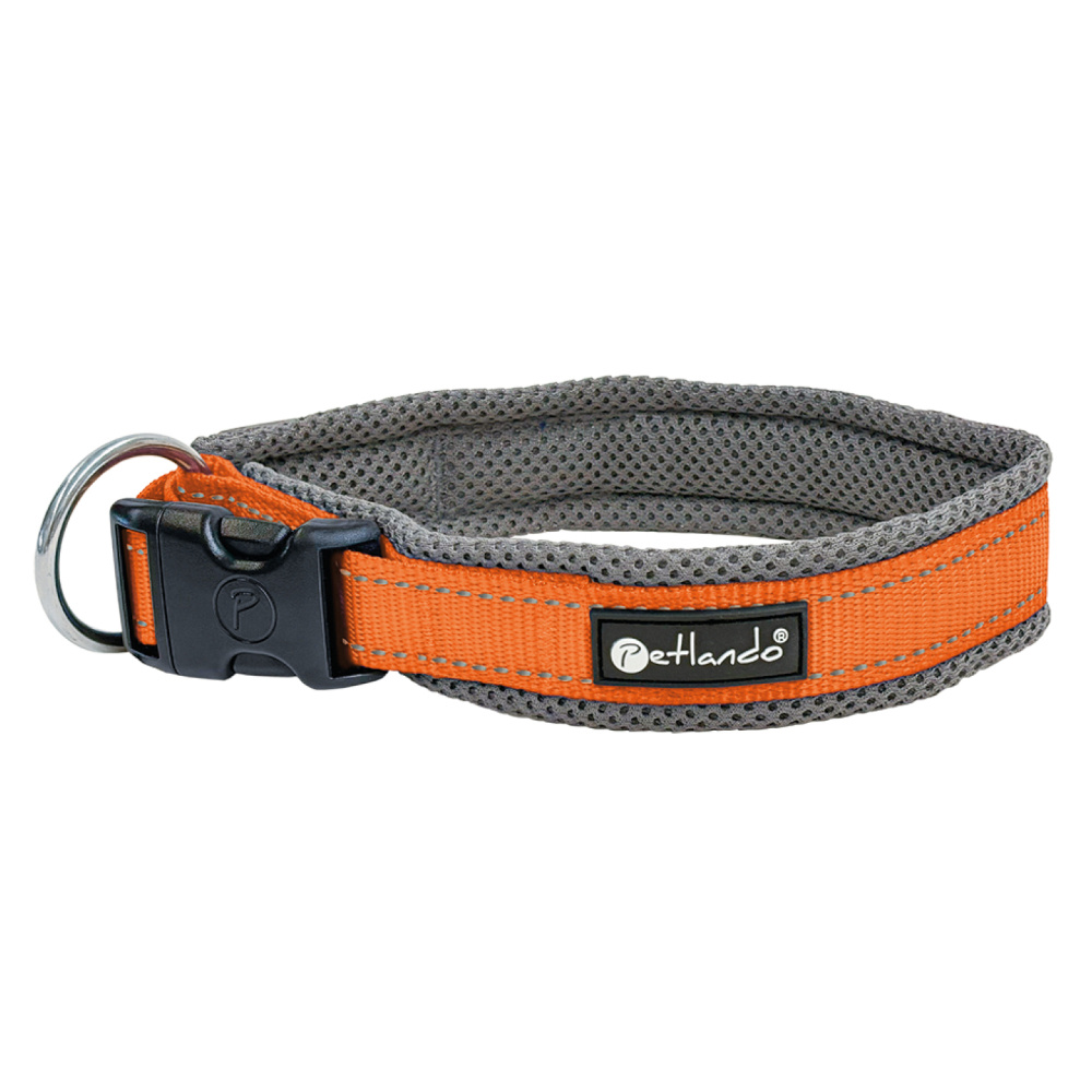 Petlando Outdoor obroża, pomarańczowa - Rozmiar L: 50 - 55 cm obwód szyi, 40 mm szerokość