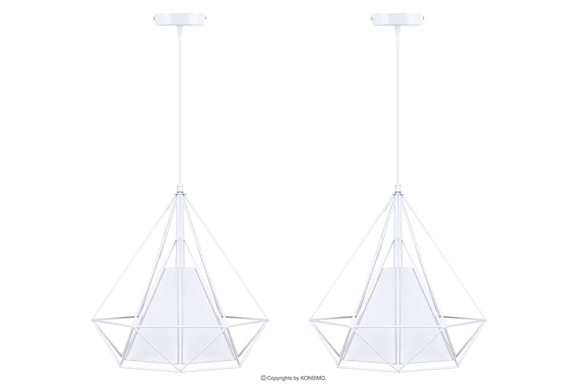 Lampa wisząca skandynawska biały 2szt ACOS