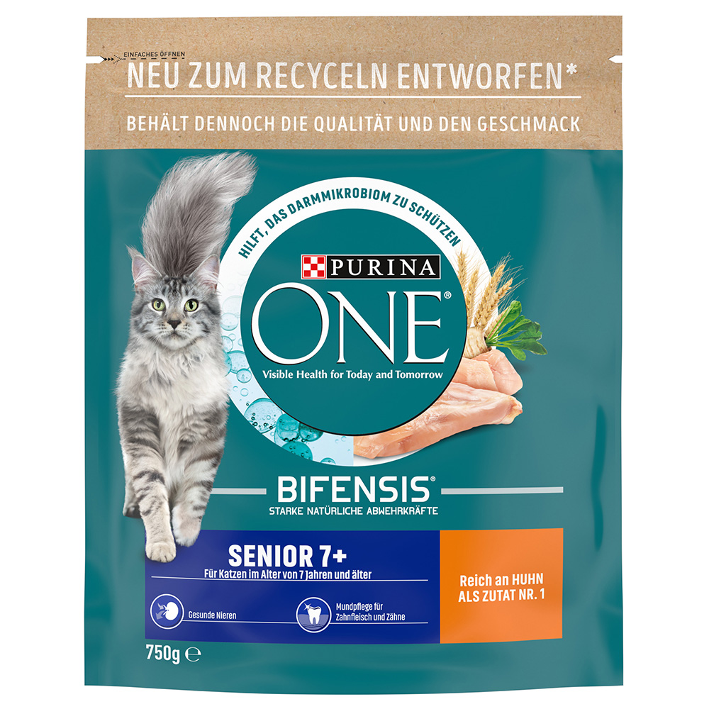 25% taniej! Purina ONE, karma sucha, 2 x 450 g / 650 g / 750 g - Senior 7+, 2 x 750 g